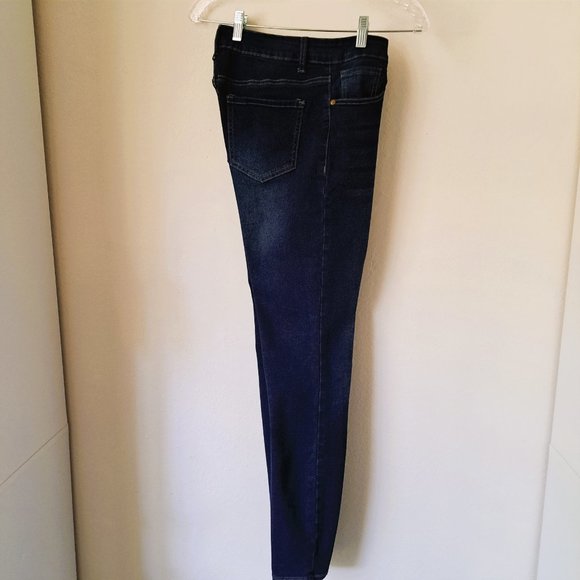 Giselle V. Denim Juniors Skinny Blue Jeans Size 11 Preowned Good Condition - Picture 10 of 11